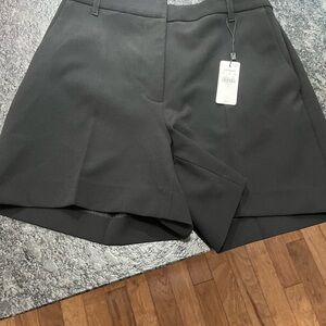 Express pleated shorts.